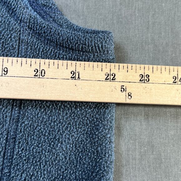 Solaris Vest Mens Medium Blue Fleece Full Zip Pockets Mock Neck Outdoor Travel - Picture 10 of 10